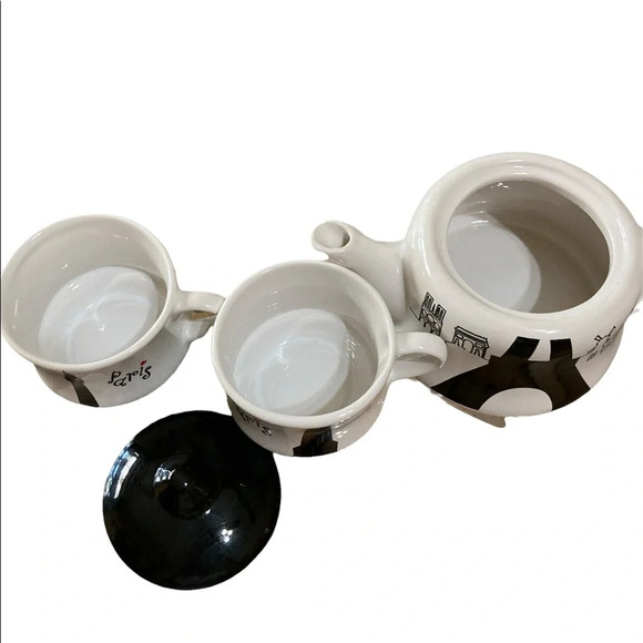 Paris Design Teapot Set Brand New - Picture 3 of 4
